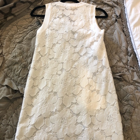 BCBG white lace floral dress XXS. Worn once! - Picture 2 of 2